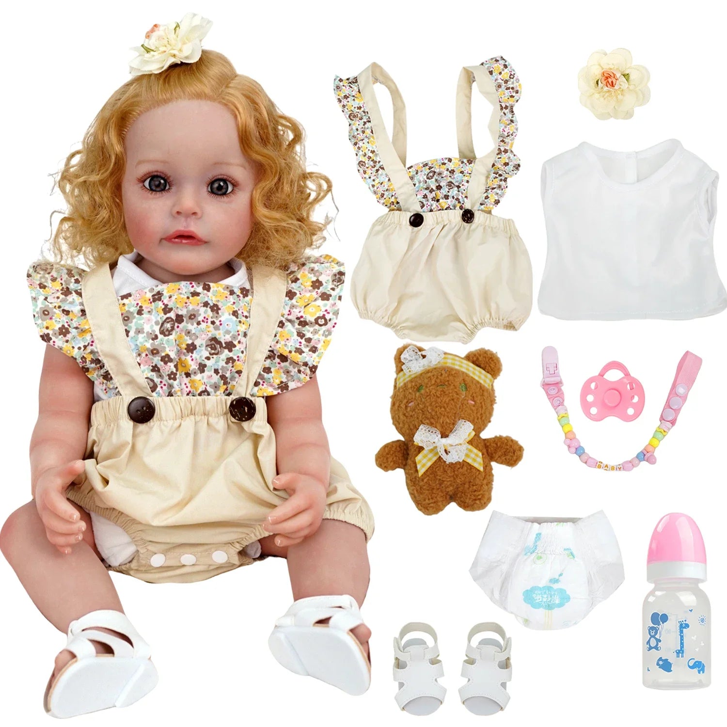 Bebê Reborn Realista Aline